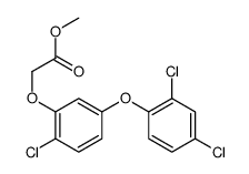 methyl 2-[2-chloro-5-(2,4-dichlorophenoxy)phenoxy]acetate Structure