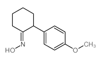 (NZ)-N-[2-(4-methoxyphenyl)cyclohexylidene]hydroxylamine structure