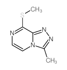 9-methyl-5-methylsulfanyl-1,4,7,8-tetrazabicyclo[4.3.0]nona-2,4,6,8-tetraene结构式