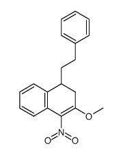 1-Nitro-2-methoxy-4-(2-phenylethyl)-3,4-dihydronaphthalen结构式