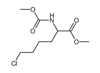 6-Chlor-2-(methoxycarbonylamino)hexansaeure-methylester Structure