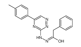 N'-[5-(4-methylphenyl)-1,2,4-triazin-3-yl]-2-phenylacetohydrazide Structure