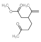 methyl 6-oxo-3-prop-1-en-2-yl-heptanoate结构式