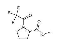 N-TFA-L-PROLINE METHYL ESTER Structure
