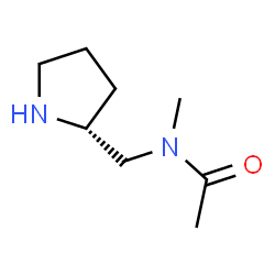 Acetamide, N-methyl-N-[(2R)-2-pyrrolidinylmethyl]- (9CI) Structure