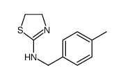 N-[(4-methylphenyl)methyl]-4,5-dihydro-1,3-thiazol-2-amine Structure