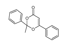 2,6-Diphenyl-2-methyl-4H-1,3-dioxin-4-one结构式