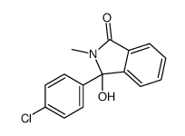 3-(4-chlorophenyl)-3-hydroxy-2-methylisoindol-1-one Structure