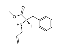 (S)-2-allylamino-3-phenyl-propionic acid methyl ester Structure