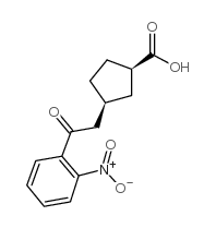 cis-3-[2-oxo-2-(2-nitrophenyl)ethyl]cyclopentane-1-carboxylic acid picture