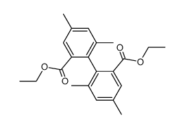 4,4',6,6'-Tetramethyl-diphensaeurediaethylester Structure