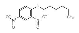 Sulfide, 2,4-dinitrophenyl hexyl结构式