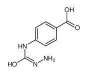 4-(hydrazinecarbonylamino)benzoic acid Structure