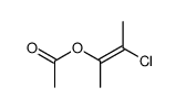 3-chlorobut-2-en-2-yl acetate结构式