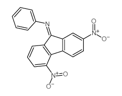 2,5-dinitro-N-phenyl-fluoren-9-imine Structure