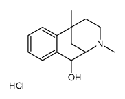 2,6-Methano-3-benzazocin-1-ol,3,6-dimethyl-1,2,3,4,5,6-hexahydro-,hydrochloride Structure