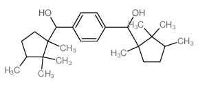 1,4-Benzenedimethanol, a,a'-bis(1,2,2,3-tetramethylcyclopentyl)-, [1R-[1a[aS*,a'S*(1R*,3S*)],3a]]- (9CI) Structure