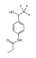 N-[4-(2,2,2-trifluoro-1-hydroxyethyl)phenyl]propionamide Structure