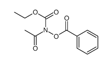 [acetyl(ethoxycarbonyl)amino] benzoate结构式