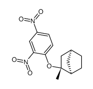 (1R,2R,4S)-2-(2,4-Dinitro-phenoxy)-2-methyl-bicyclo[2.2.1]heptane结构式