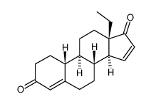 18-Methyl-4,15-estradien-3,17-dion Structure