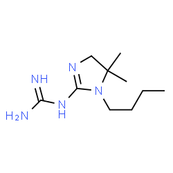 Guanidine, (1-butyl-4,5-dihydro-5,5-dimethyl-1H-imidazol-2-yl)- (9CI)结构式