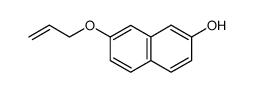 2-(2-propenyloxy)-7-hydroxynaphthalene结构式