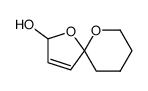 2-hydroxy-1,6-dioxaspiro[4.5]dec-3-ene结构式