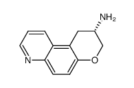 1H-Pyrano[3,2-f]quinolin-2-amine,2,3-dihydro-,(2S)-(9CI)结构式