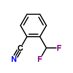 2-(Difluoromethyl)benzonitrile Structure