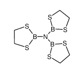 tris(1,3,2-dithiaborolan-2-yl)amine结构式