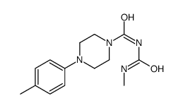 N-(methylcarbamoyl)-4-(4-methylphenyl)piperazine-1-carboxamide结构式