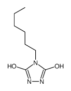 4-hexyl-1,2,4-triazolidine-3,5-dione结构式
