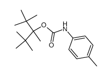 2,2,3,4,4-pentamethylpentan-3-ylp-tolylcarbamate结构式