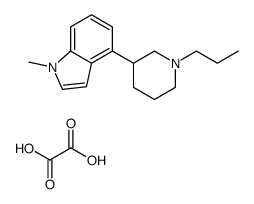 1-Methyl-4-(1-propyl-3-piperidinyl)-1H-indole ethanedioate (1:1) Structure