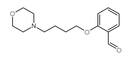 2-(4-morpholin-4-ylbutoxy)benzaldehyde结构式