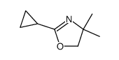 2-cyclopropyl-4,4-dimethyl-4,5-dihydrooxazole Structure
