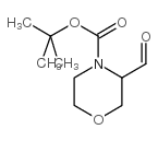 N-Boc-3-吗啉甲醛结构式