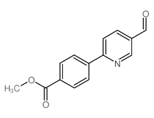 METHYL 4-(5-FORMYL-2-PYRIDINYL)BENZENECARBOXYLATE picture
