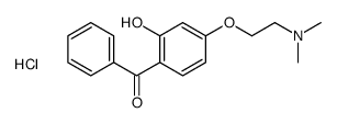 [4-[2-(dimethylamino)ethoxy]-2-hydroxyphenyl] phenyl ketone hydrochloride picture