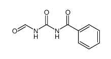 1-benzoyl-3-formylurea Structure