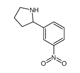 2-(3-NITRO-PHENYL)-PYRROLIDINE结构式