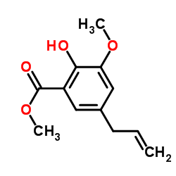 Methyl 5-allyl-2-hydroxy-3-methoxybenzoate Structure