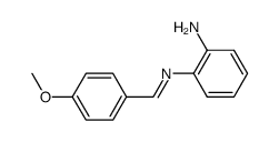 2-((4-Methoxyphenyl-methin)amino)anilin Structure