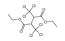 2,3-bis-trichloromethyl-succinic acid diethyl ester Structure