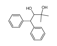 3-methyl-1,1-diphenyl-butane-2,3-diol结构式