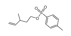 toluene-4-sulfonic acid 3-methylpent-4-enyl ester Structure