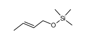 (((E)-But-2-enyl)oxy)trimethylsilan Structure
