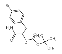 boc-l-4-br-phe-nh2 structure