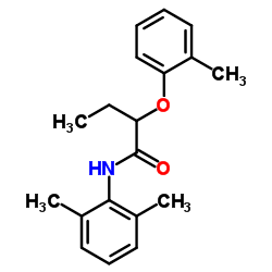 N-(2,6-Dimethylphenyl)-2-(2-methylphenoxy)butanamide Structure